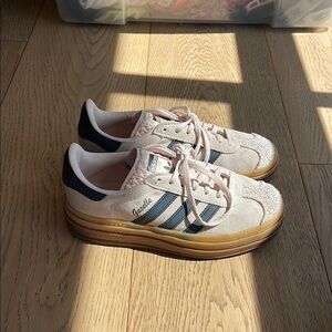 Adidas Wmns Gazelle Bold 'Wonder Quartz Black Gum'